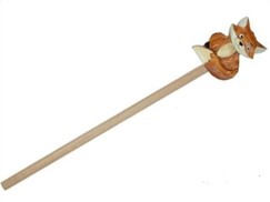 Dřevěná tužka - liška